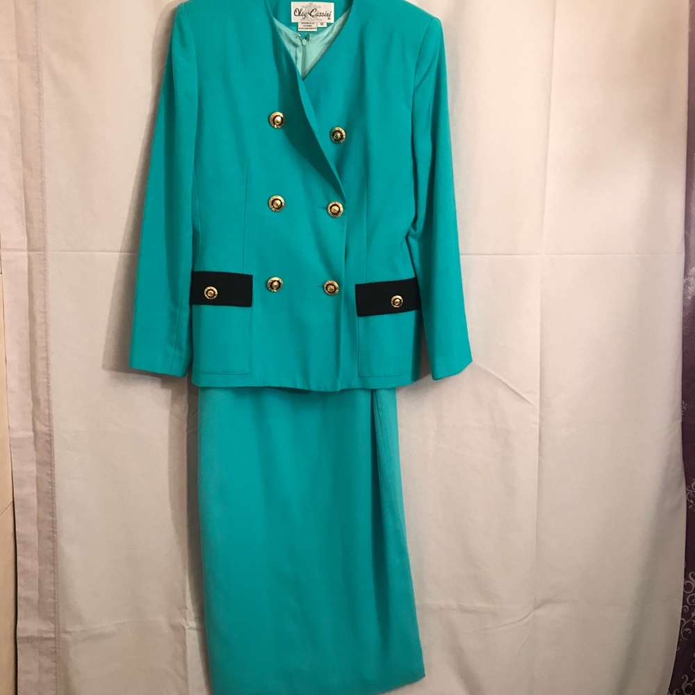 OLEG CASSINI-2 pieces (dress-jacket)